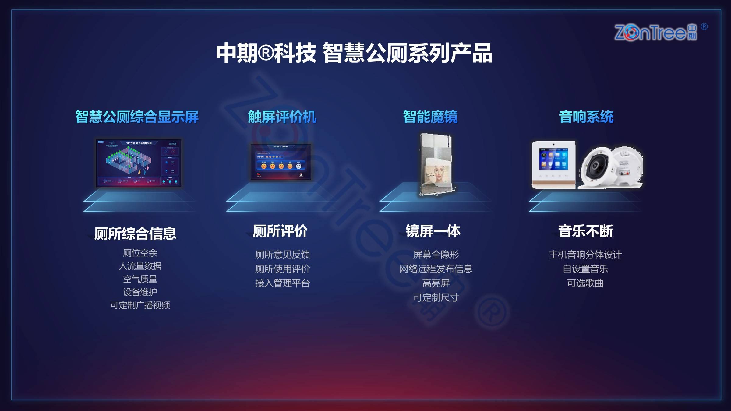 智慧公厕智能设备全面介绍 广州中期科技智能系统集成解决方案